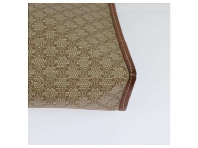 Céline Borsa a spalla in tela Macadam CELINE beige Auth BA3577 - vista 17