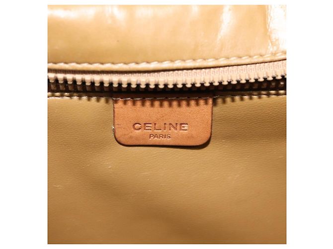 Céline Borsa a spalla in tela Macadam CELINE beige Auth BA3577 - vista 18