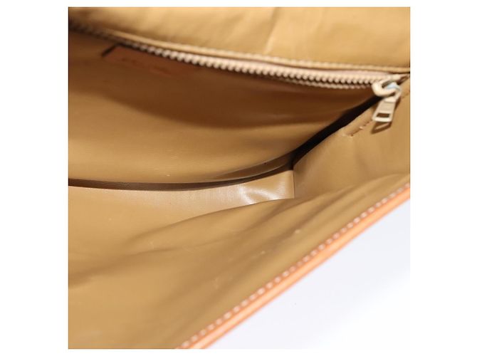 Céline Borsa a spalla in tela Macadam CELINE beige Auth BA3577 - vista 19