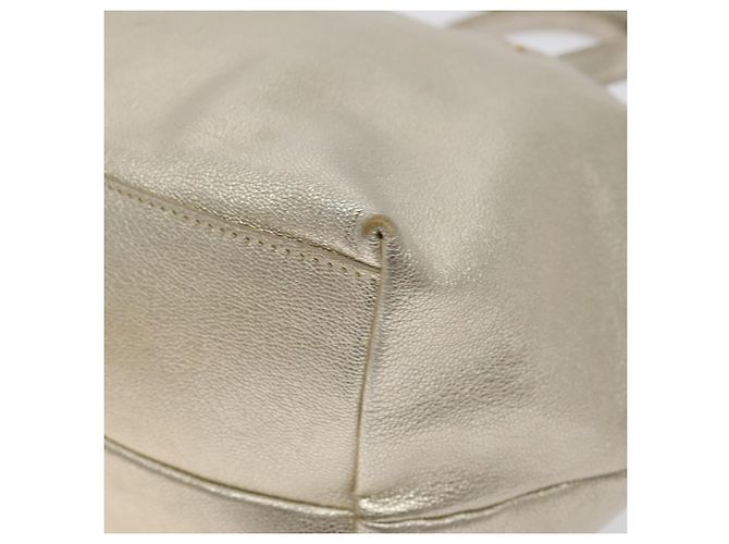 Borsa a mano in pelle Salvatore Ferragamo Champagne Oro Auth bs27089 D'oro - vista 15