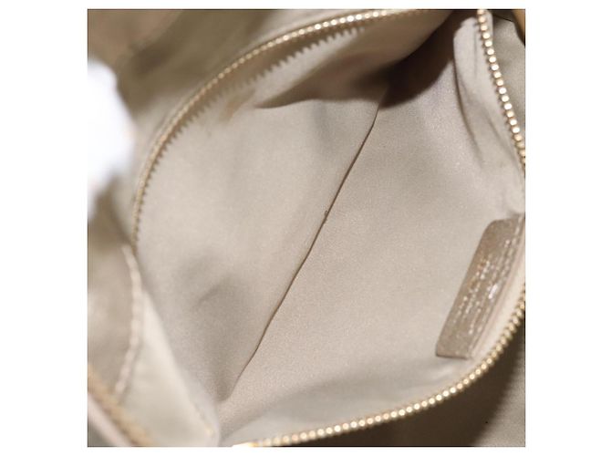 Borsa a mano in pelle Salvatore Ferragamo Champagne Oro Auth bs27089 D'oro - vista 21