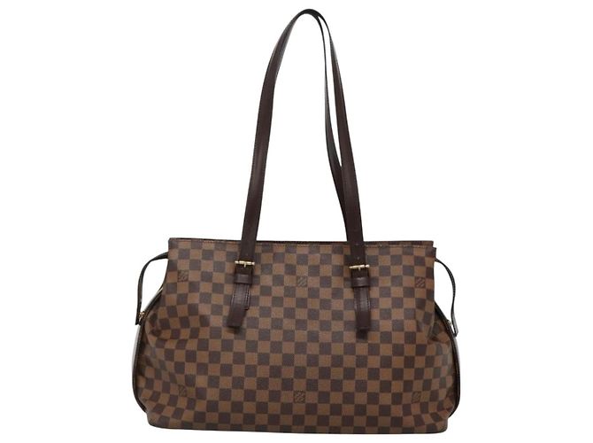 LOUIS VUITTON Borsa Tote Chelsea Damier Ebene N51119 LV Auth BA3637 - vista 13