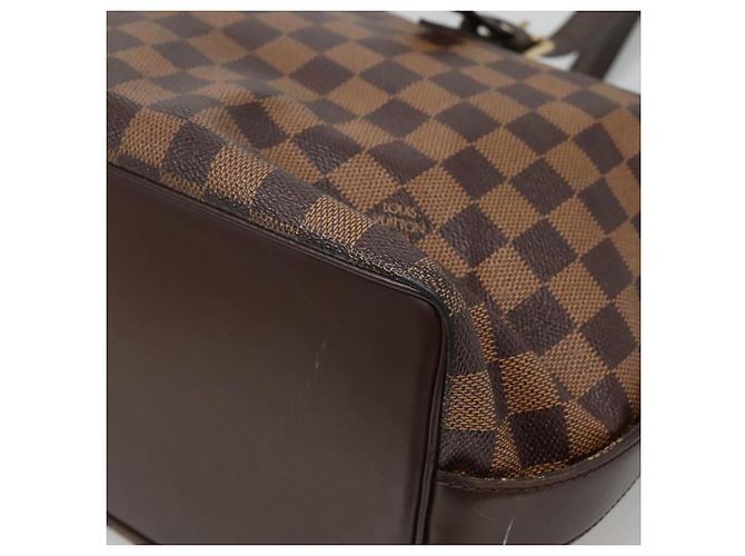 LOUIS VUITTON Borsa Tote Chelsea Damier Ebene N51119 LV Auth BA3637 - vista 16