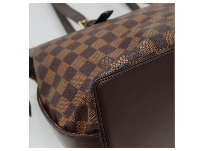 LOUIS VUITTON Borsa Tote Chelsea Damier Ebene N51119 LV Auth BA3637 - vista 17