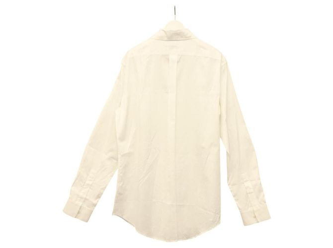 Camiseta de manga larga de algodón blanca MARINE SERRE Auth ym056M Blanco - vista 2
