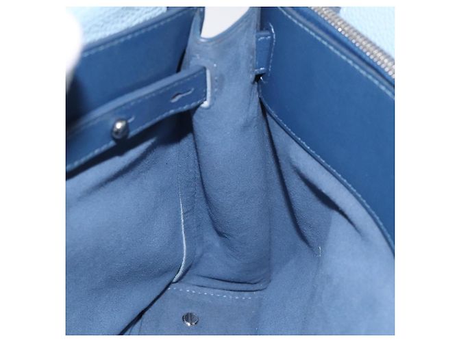 MCM Handtasche aus Leder hellblau silber authentisch BA3318 - Ansicht 18