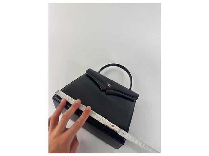 Vintage Givenchy 4G Ledertasche schwarz - Ansicht 10