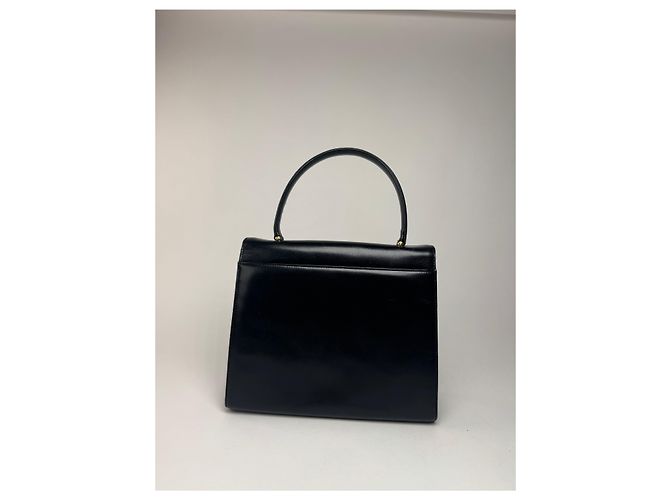 Vintage Givenchy 4G Ledertasche schwarz - Ansicht 3