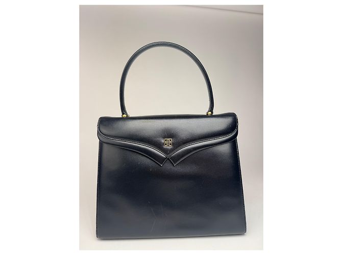 Vintage Givenchy 4G Ledertasche schwarz - Ansicht 4