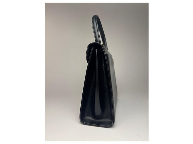 Vintage Givenchy 4G Ledertasche schwarz - Ansicht 5