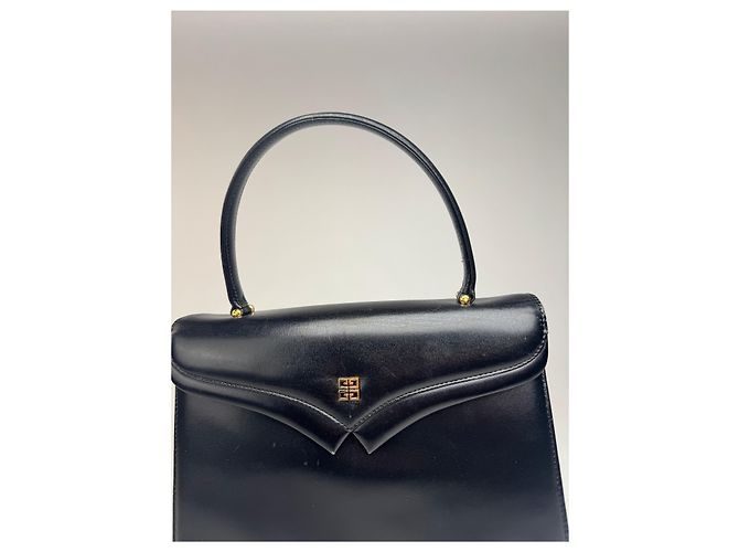 Vintage Givenchy 4G Ledertasche schwarz - Ansicht 7