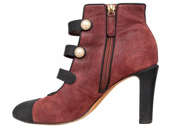 Chanel Stiefeletten Rot - Ansicht 6