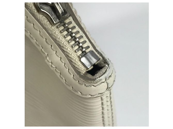 Louis Vuitton Epi Lockit PM Tote Bag Aus weiß - Ansicht 14