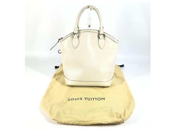 Louis Vuitton Epi Lockit PM Tote Bag Aus weiß - Ansicht 16