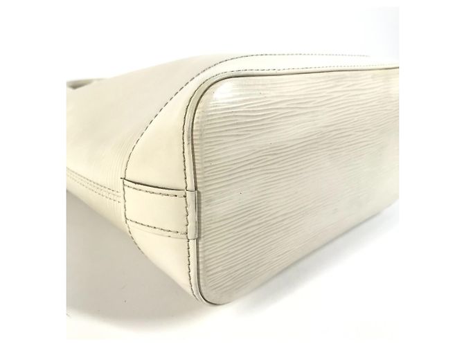 Louis Vuitton Epi Lockit PM Tote Bag Aus weiß - Ansicht 6