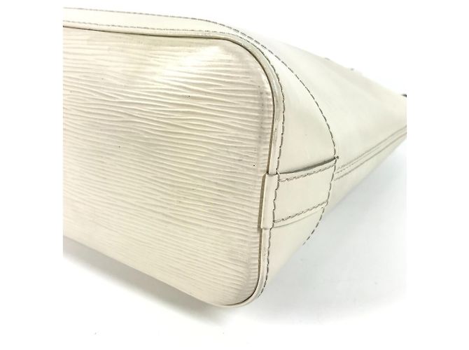 Louis Vuitton Epi Lockit PM Tote Bag Aus weiß - Ansicht 7
