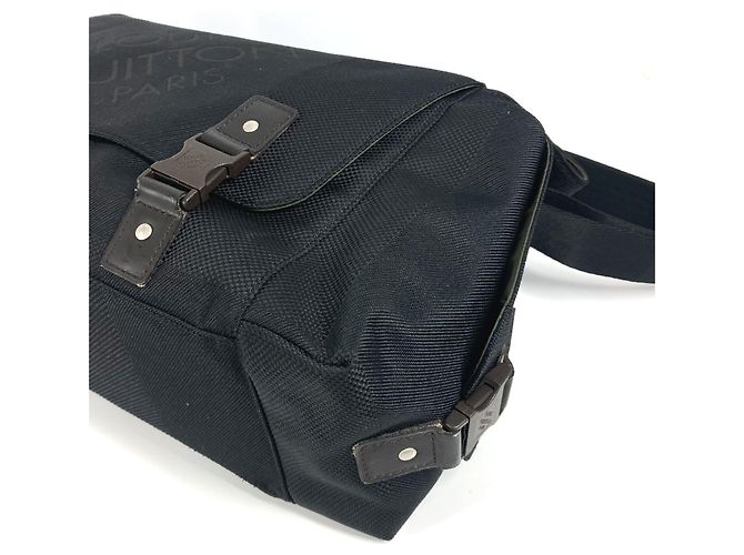 Borsa a tracolla Louis Vuitton Damier Geant Perrier Nero - vista 6
