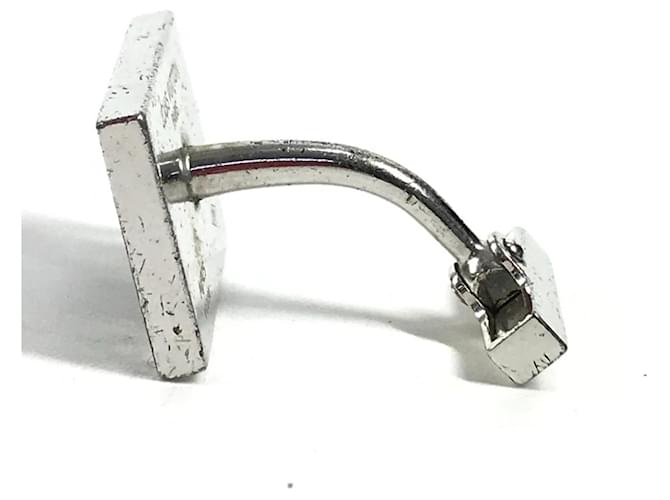 Louis Vuitton Train Pattern Cufflinks Silvery Blue - view 4