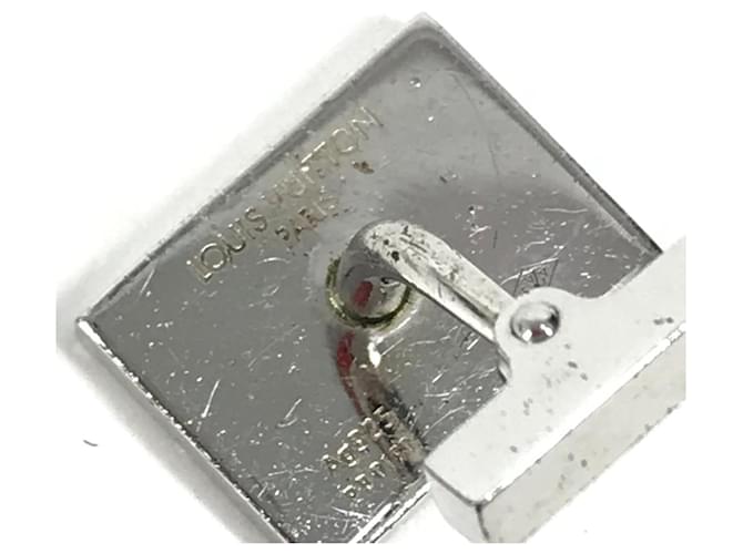 Louis Vuitton Train Pattern Cufflinks Silvery Blue - view 8