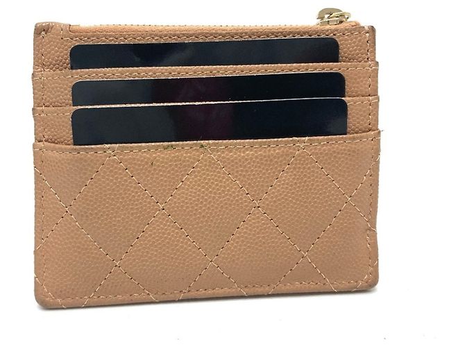 Cartera Matelassé Chanel Coco Mark Beige - vista 2