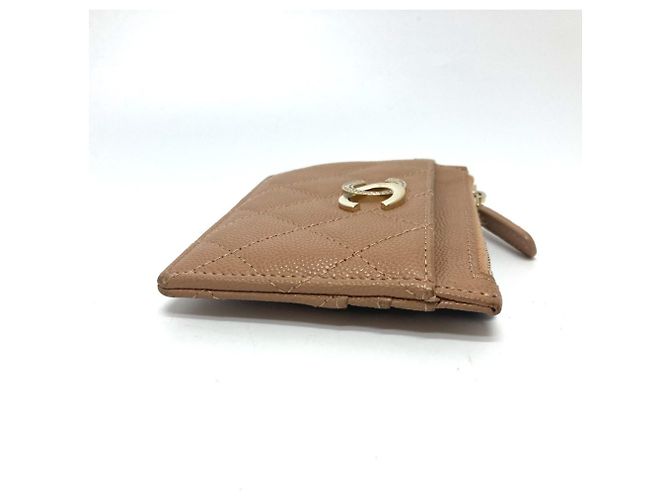 Cartera Matelassé Chanel Coco Mark Beige - vista 3