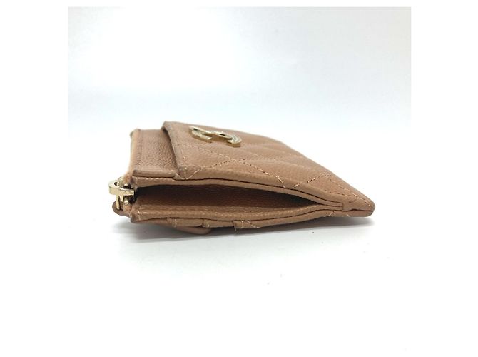 Cartera Matelassé Chanel Coco Mark Beige - vista 4