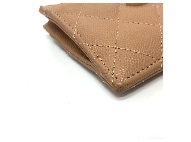 Cartera Matelassé Chanel Coco Mark Beige - vista 7