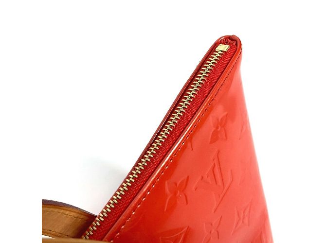 Borsa Louis Vuitton Monogram Vernis Bellevue PM Arancione - vista 10