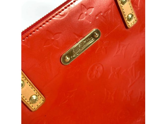 Borsa Louis Vuitton Monogram Vernis Bellevue PM Arancione - vista 11