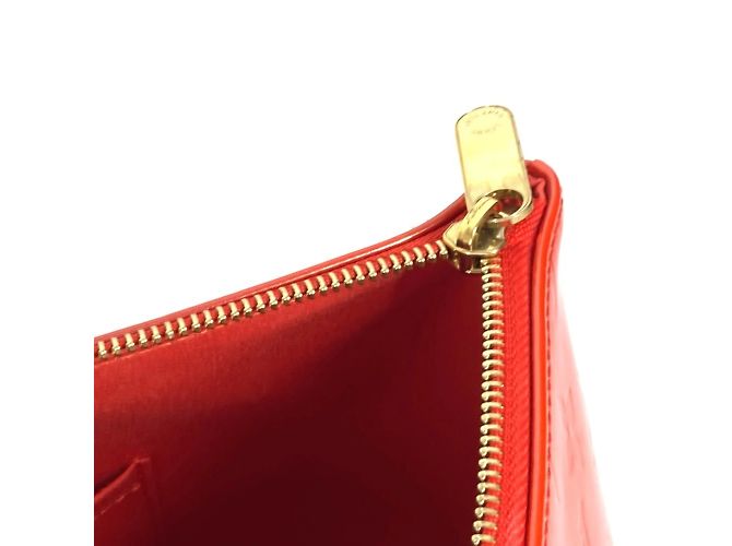 Borsa Louis Vuitton Monogram Vernis Bellevue PM Arancione - vista 14