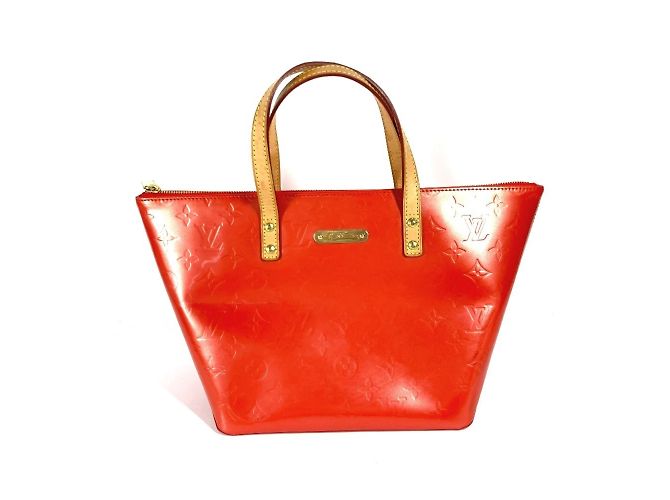 Borsa Louis Vuitton Monogram Vernis Bellevue PM Arancione - vista 2