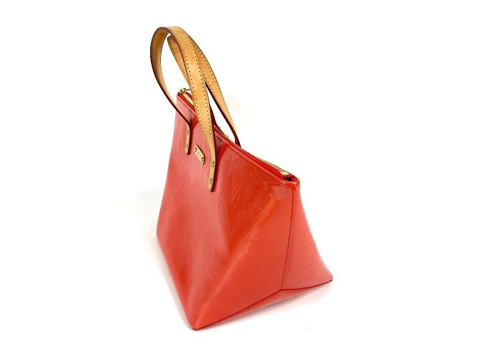 Borsa Louis Vuitton Monogram Vernis Bellevue PM Arancione - vista 4