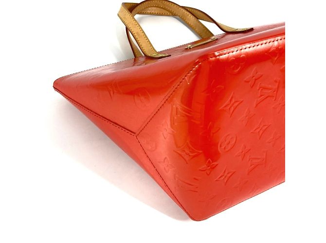 Borsa Louis Vuitton Monogram Vernis Bellevue PM Arancione - vista 7