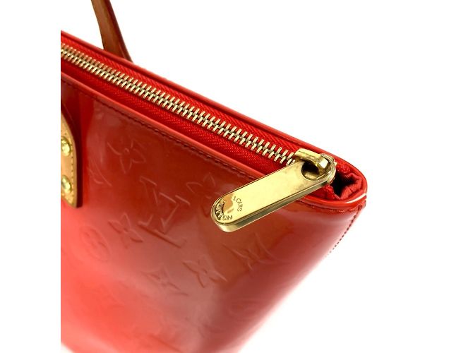 Borsa Louis Vuitton Monogram Vernis Bellevue PM Arancione - vista 9