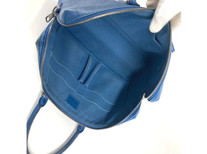 Damier Infini Aktentasche Louis Vuitton Blau - Ansicht 12