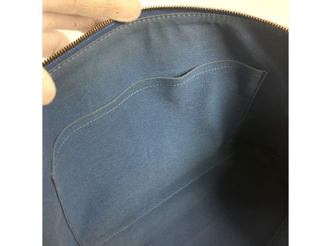 Damier Infini Aktentasche Louis Vuitton Blau - Ansicht 14