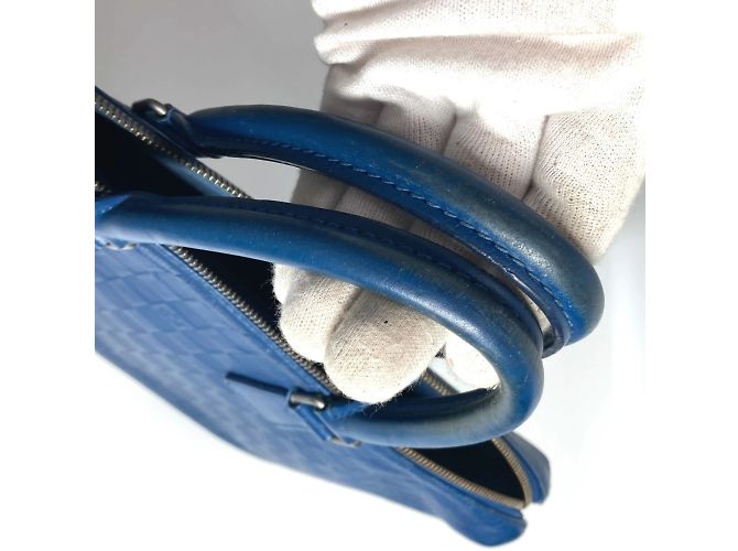 Damier Infini Aktentasche Louis Vuitton Blau - Ansicht 17