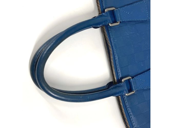 Damier Infini Aktentasche Louis Vuitton Blau - Ansicht 18