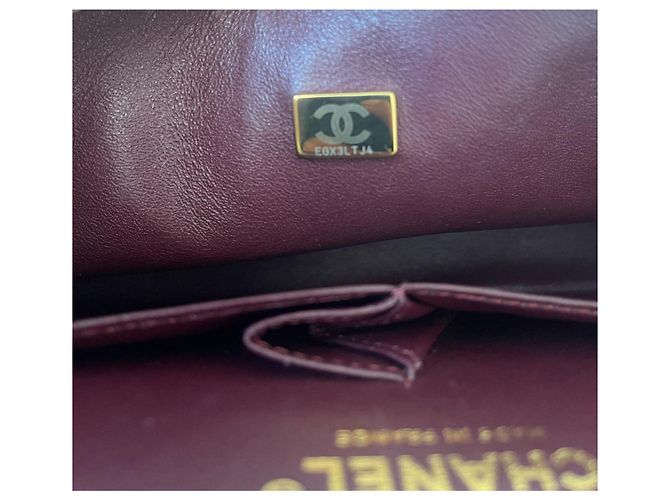 Borsa a mano Chanel 2.55 in pelle d'agnello nera Nero - vista 6