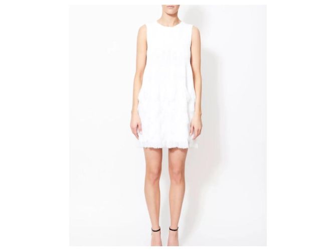 Alaïa Fransiger Weißer Skaterkleid - Ansicht 2