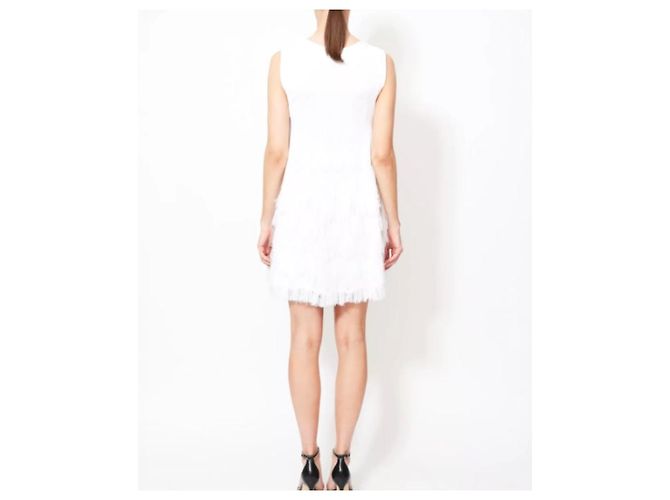 Alaïa Fransiger Weißer Skaterkleid - Ansicht 3
