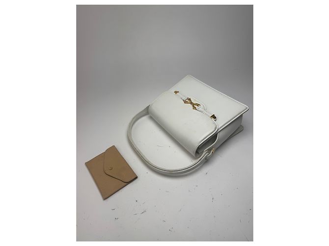 Vintage Gucci Leder Tasche weiß - Ansicht 11