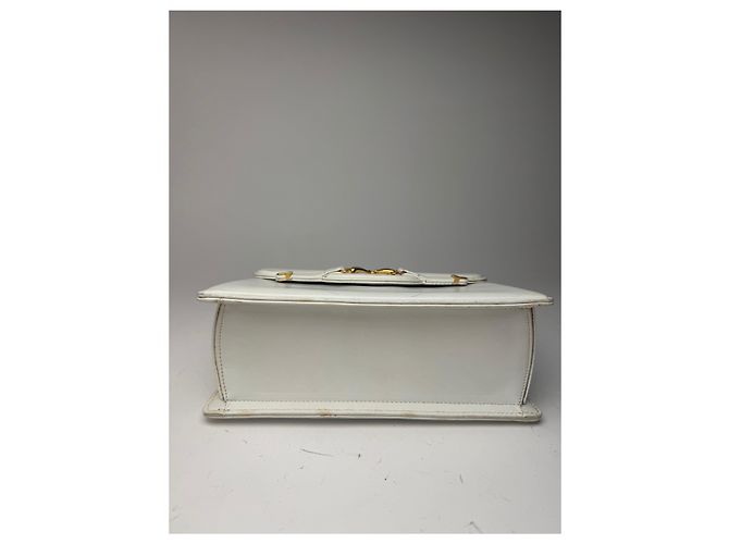 Vintage Gucci Leder Tasche weiß - Ansicht 12