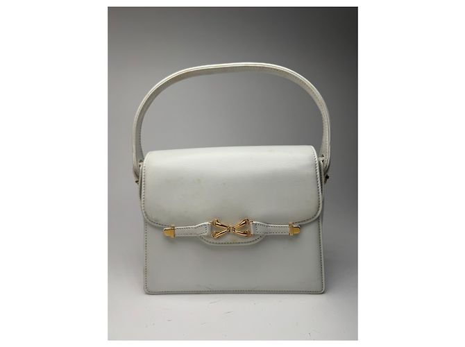 Vintage Gucci Leder Tasche weiß - Ansicht 15