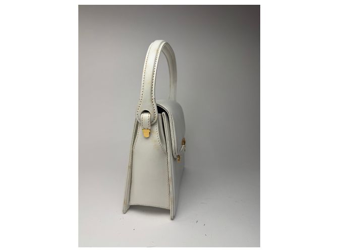 Vintage Gucci Leder Tasche weiß - Ansicht 9