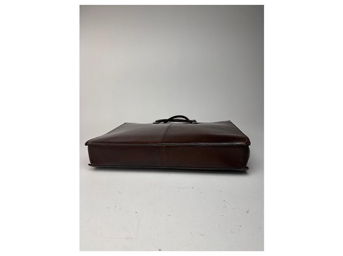 Vintage Issey Miyake Ledertasche braun - Ansicht 13