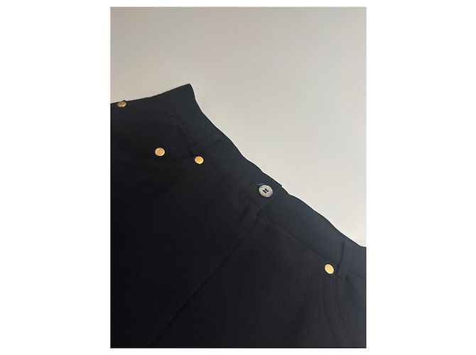 Gonna vintage Dior nera M Nero - vista 5