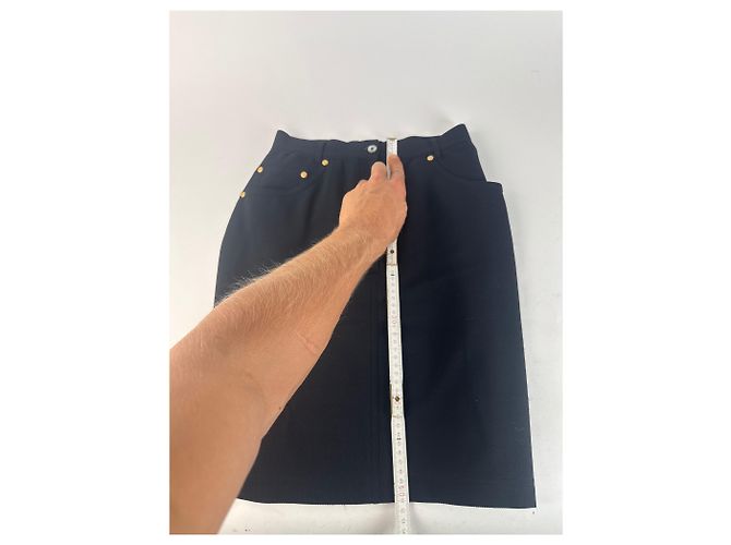 Gonna vintage Dior nera M Nero - vista 7