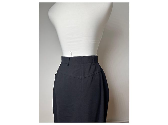 Gonna vintage Dior nera M Nero - vista 9