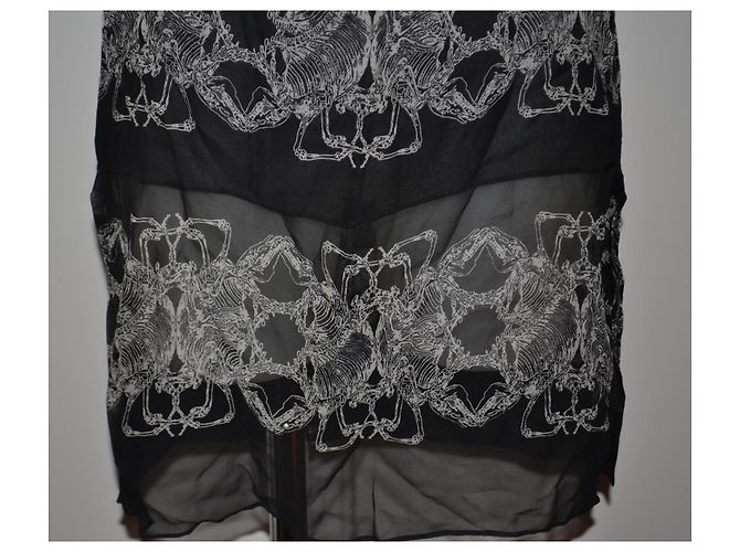 Thomas Wylde Seidenkleid Schwarz Größe S - Ansicht 2